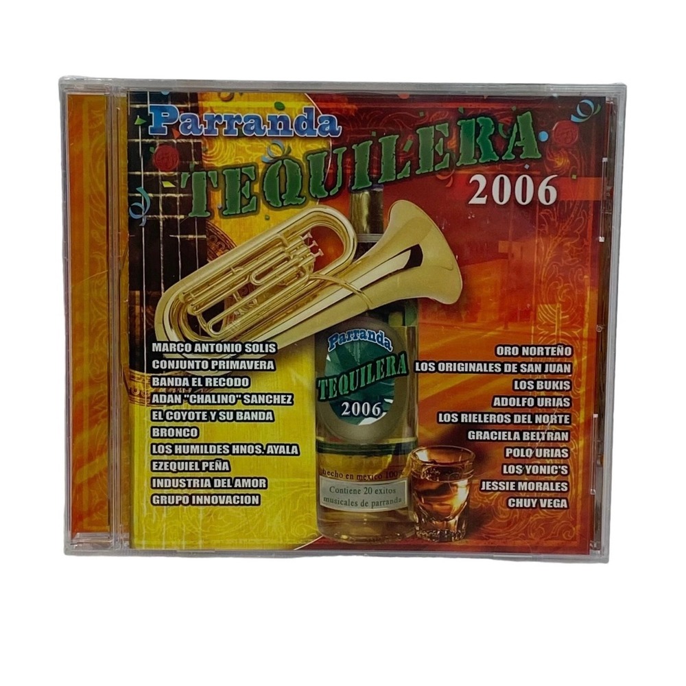 Parranda Tequilera: Various Artists (CD 2006 Univision)Sealed Latin